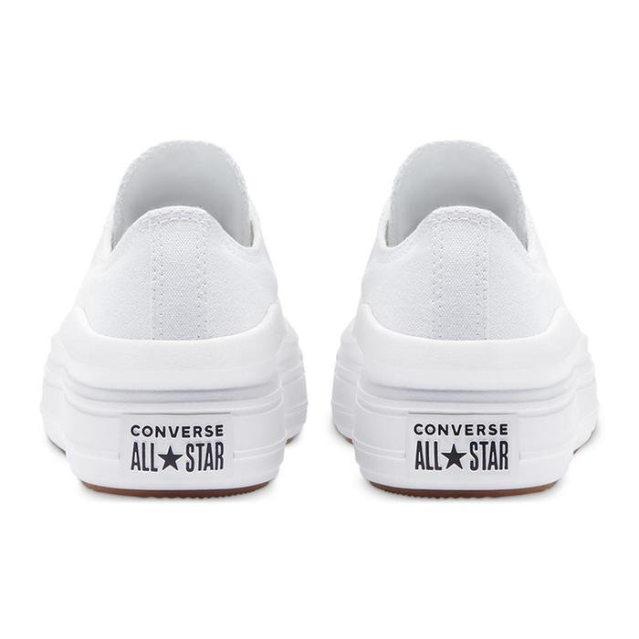 Chuck Taylor All Star Move Canvas Platform Kadın Beyaz Sneaker Ayakkabı 570257C 1387035