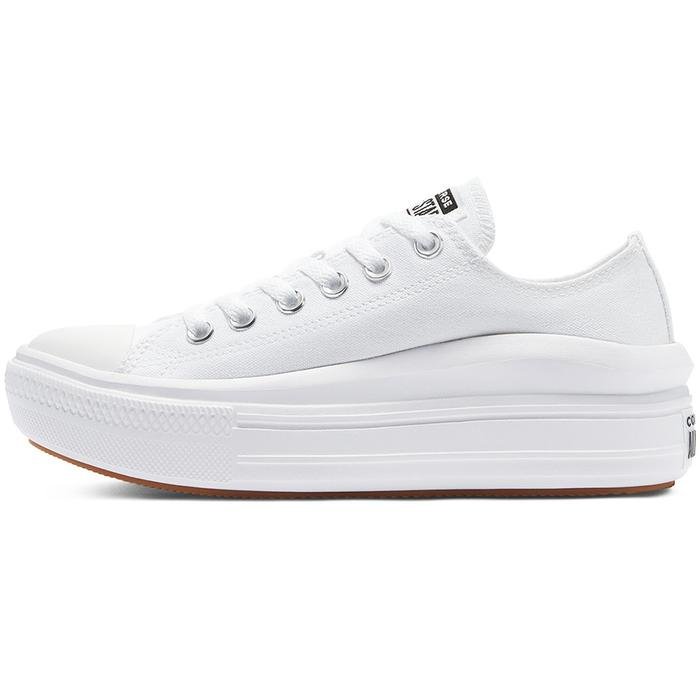 Chuck Taylor All Star Move Canvas Platform Kadın Beyaz Sneaker Ayakkabı 570257C 1387035