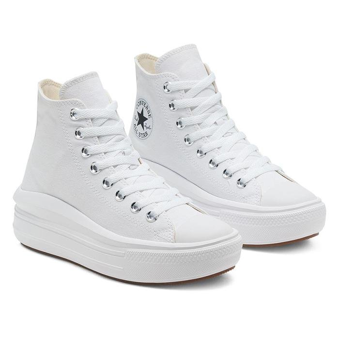Chuck Taylor All Star Move Platform Kadın Beyaz Sneaker Ayakkabı 568498C 1458630
