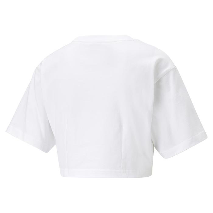 Dare To Cropped Relaxed Kadın Beyaz Günlük Stil T-shirt 53832102 1465703