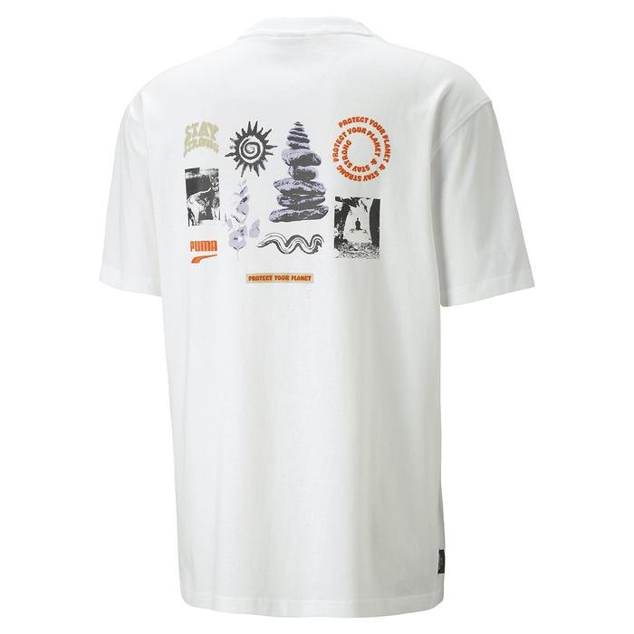 Downtown Graphic Erkek Beyaz Günlük Stil T-shirt 53918102 1465720