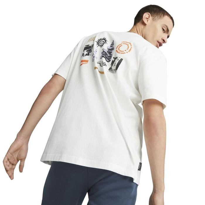 Downtown Graphic Erkek Beyaz Günlük Stil T-shirt 53918102 1465720