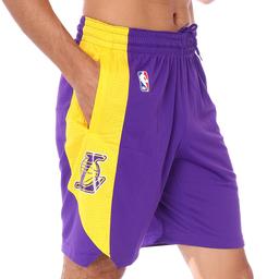 Los Angeles Lakers NBA Practice 18 Erkek Mor Basketbol Şortu AJ5077-504