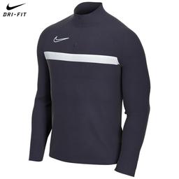 Dri-Fit Acd21 Dril Top Erkek Mavi Futbol Uzun Kollu Tişört CW6110-451