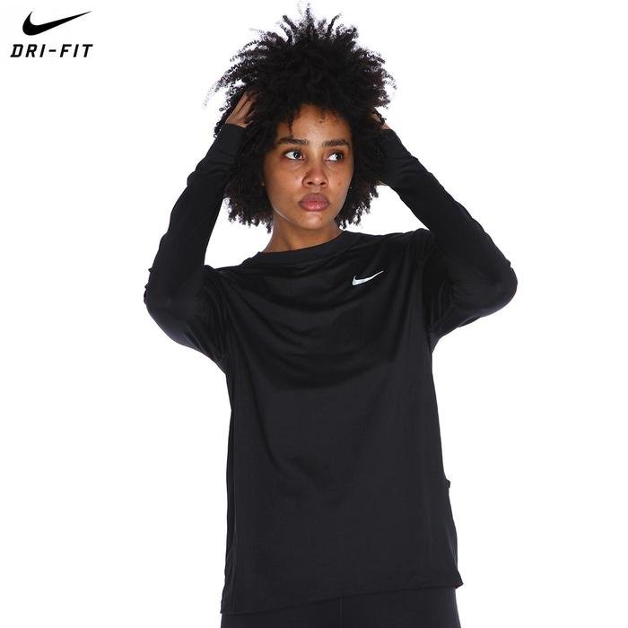 Dri-Fit Element Crew Kadın Siyah Koşu Tişört CU3277-010 1370239