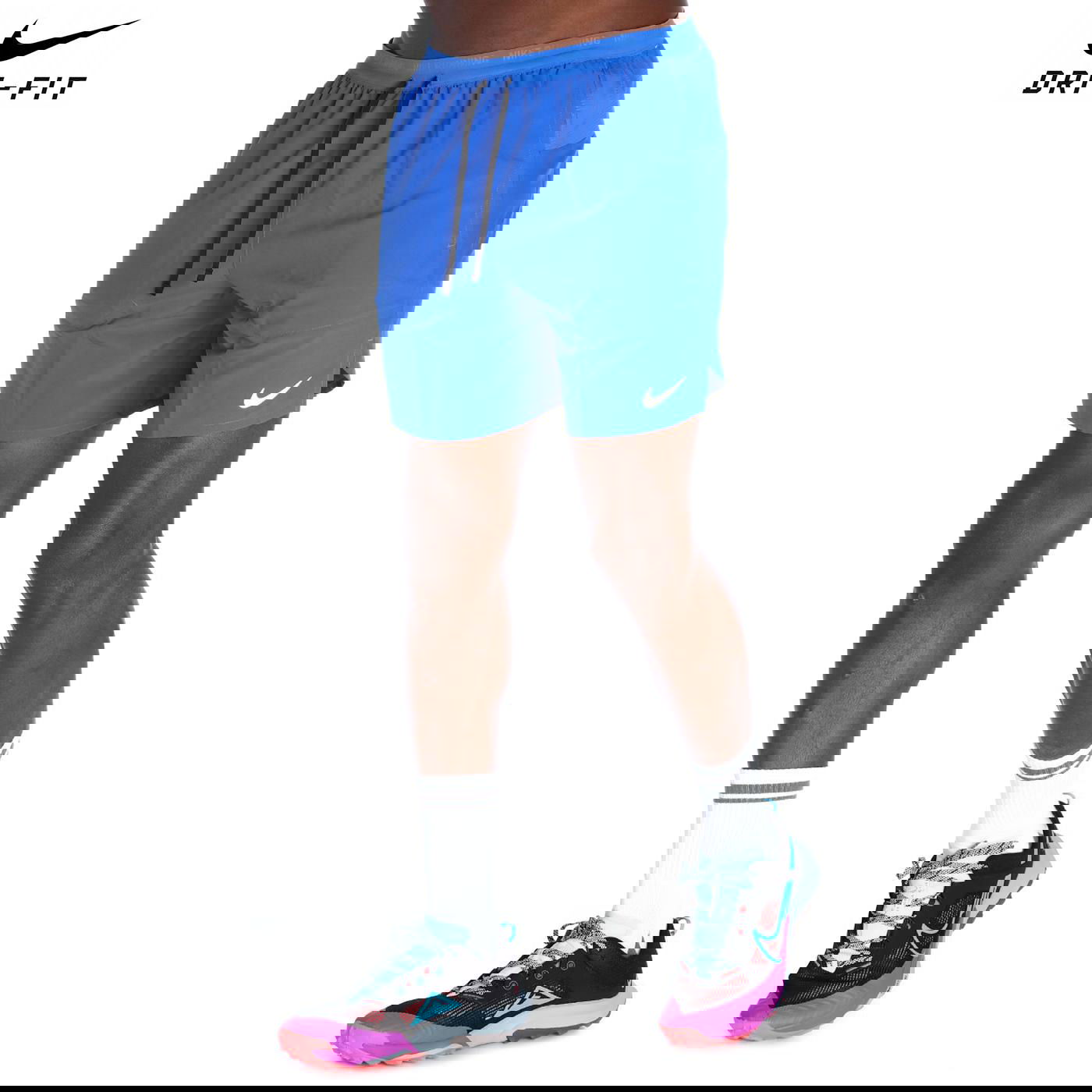Dri-Fit Stride 7in Bf Shrt Erkek Mavi Koşu Şort DM4761-480