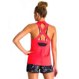 W Gym Tank Top Cross Back Kadın Kırmızı Yüzücü Tişört 001591470