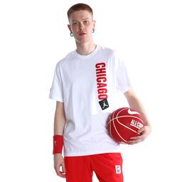 Chicago Bulls NBA Erkek Beyaz Basketbol Tişört DV5806-100