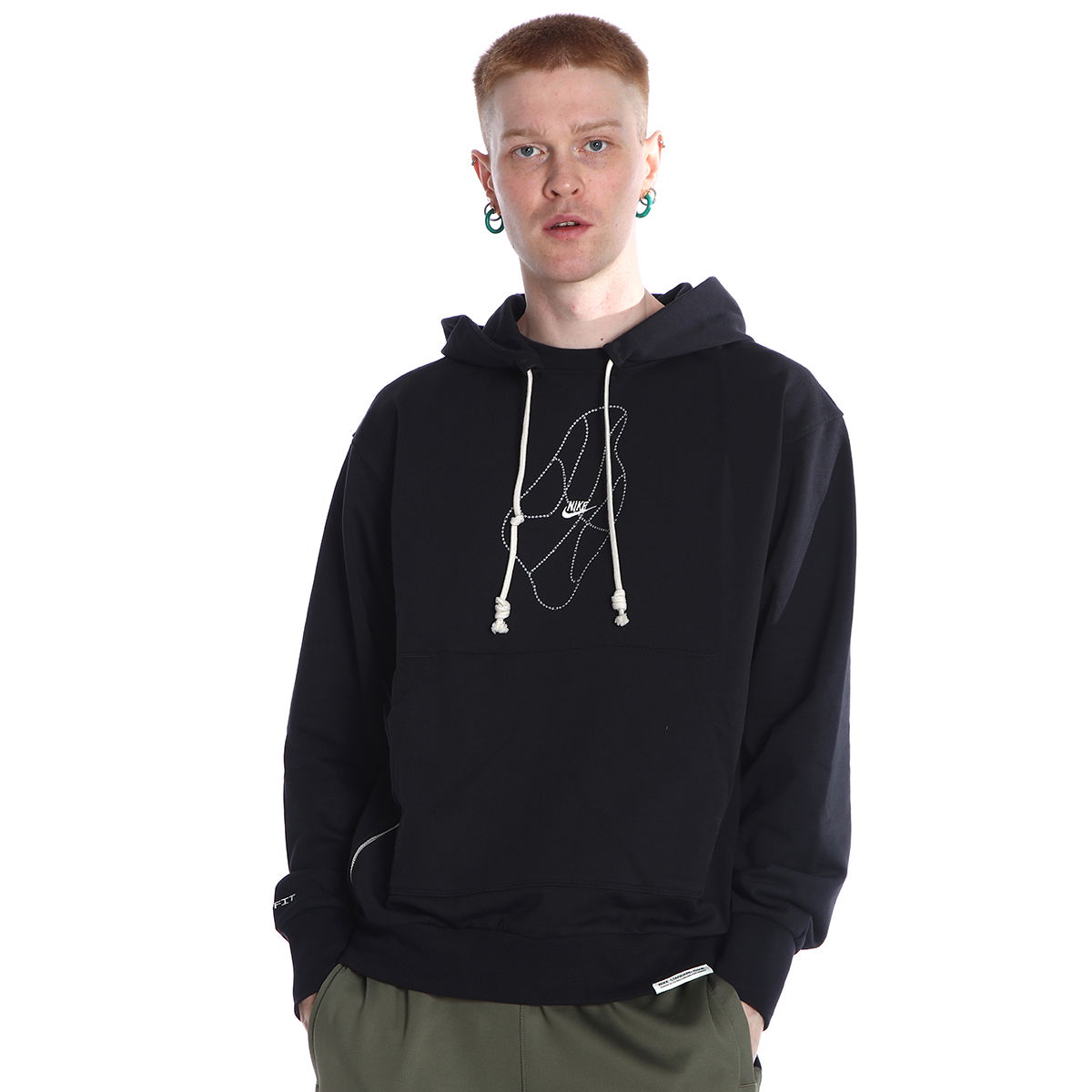 Dri-Fit Std Iss Erkek Siyah Basketbol Sweatshirt DQ6103-010