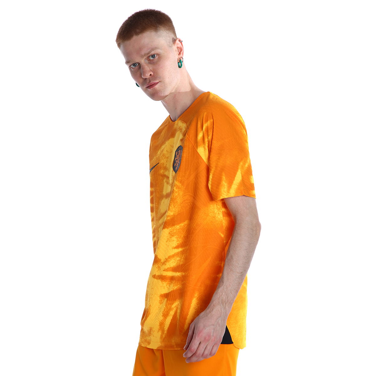 Hollanda Erkek Turuncu Futbol Forma DN0629-845