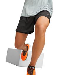 Run 2in1 5" Erkek Siyah Koşu Şort 52327701
