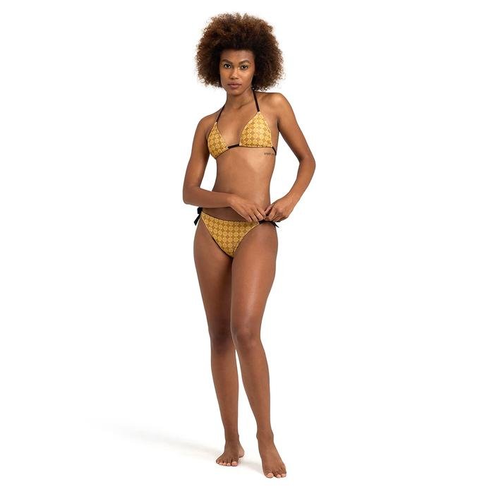 50Th Gold Triangle Kadın Sarı Yüzücü Bikini 006184 1478601