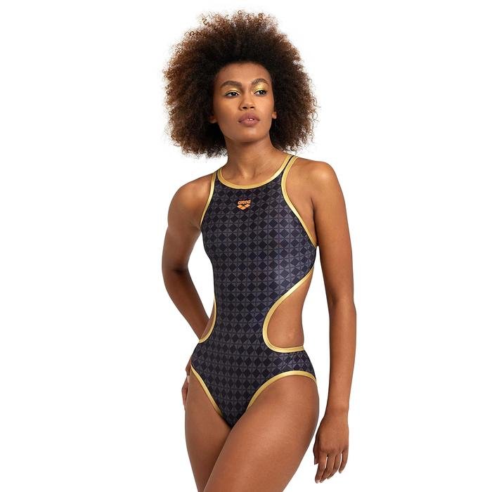 50Th Swimsuit Tech One Bac Kadın Siyah Yüzücü Mayosu 006178503 1479767