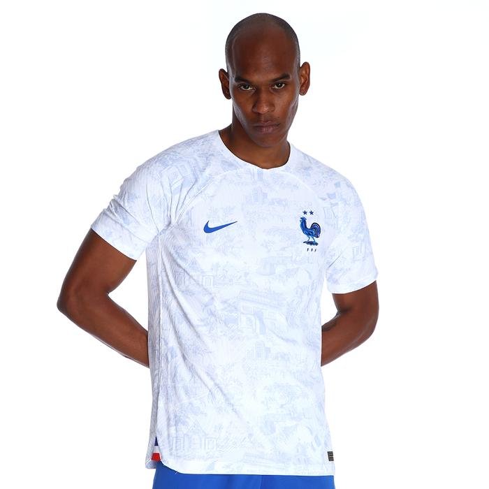 Fransa Erkek Beyaz Futbol Forma DN0624-100 1449851