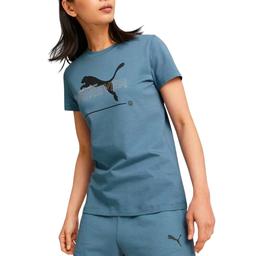 Essential Kadın Mavi Günlük Stil T-Shirt 67330117