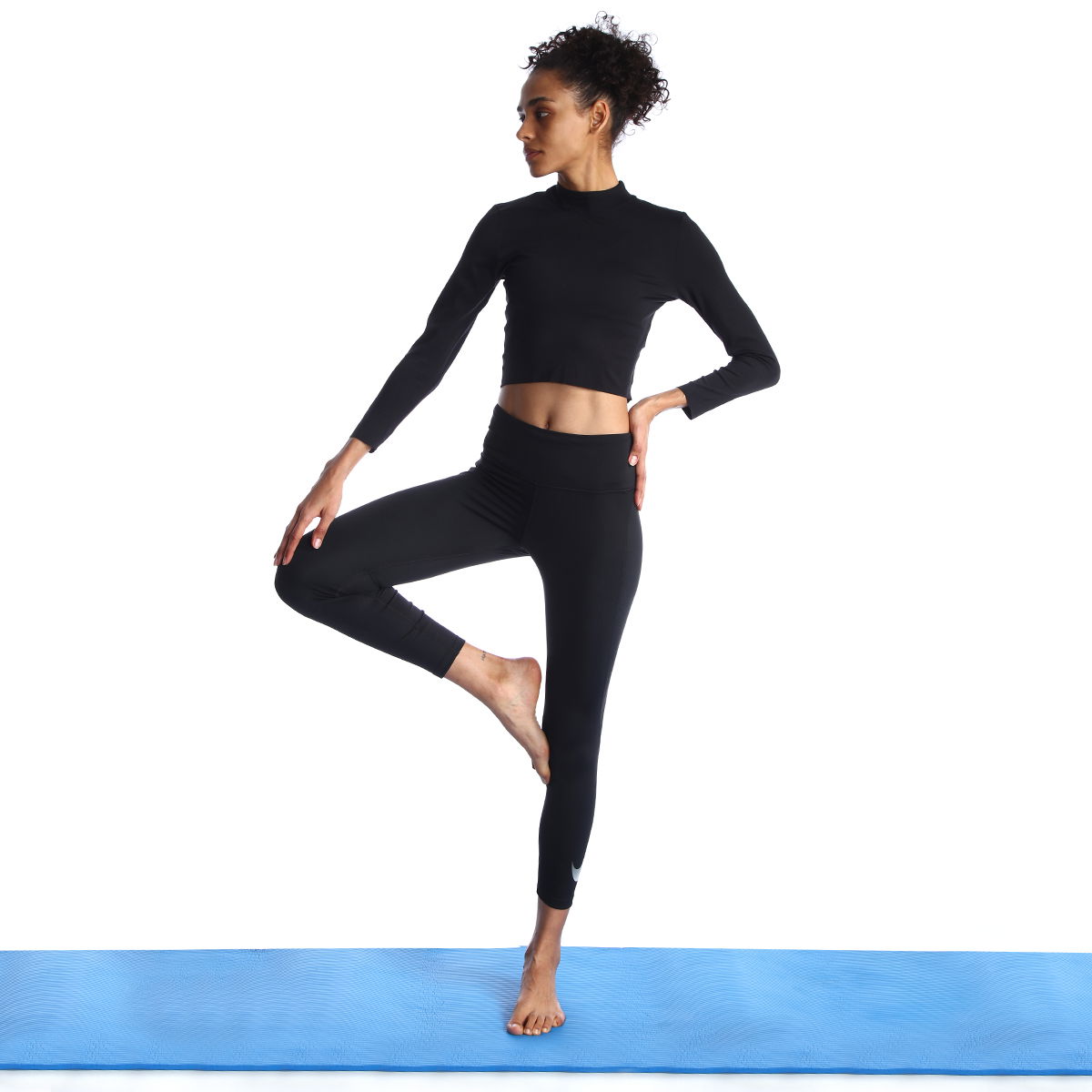 Dri-Fit Luxe Kadın Siyah Yoga T-shirt DR2203-010
