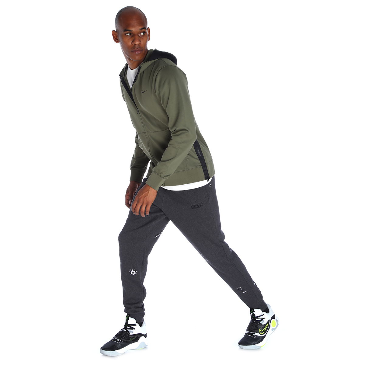 Dri-Fit Showtime Erkek Kahverengi Basketbol Sweatshirt DQ6190-222