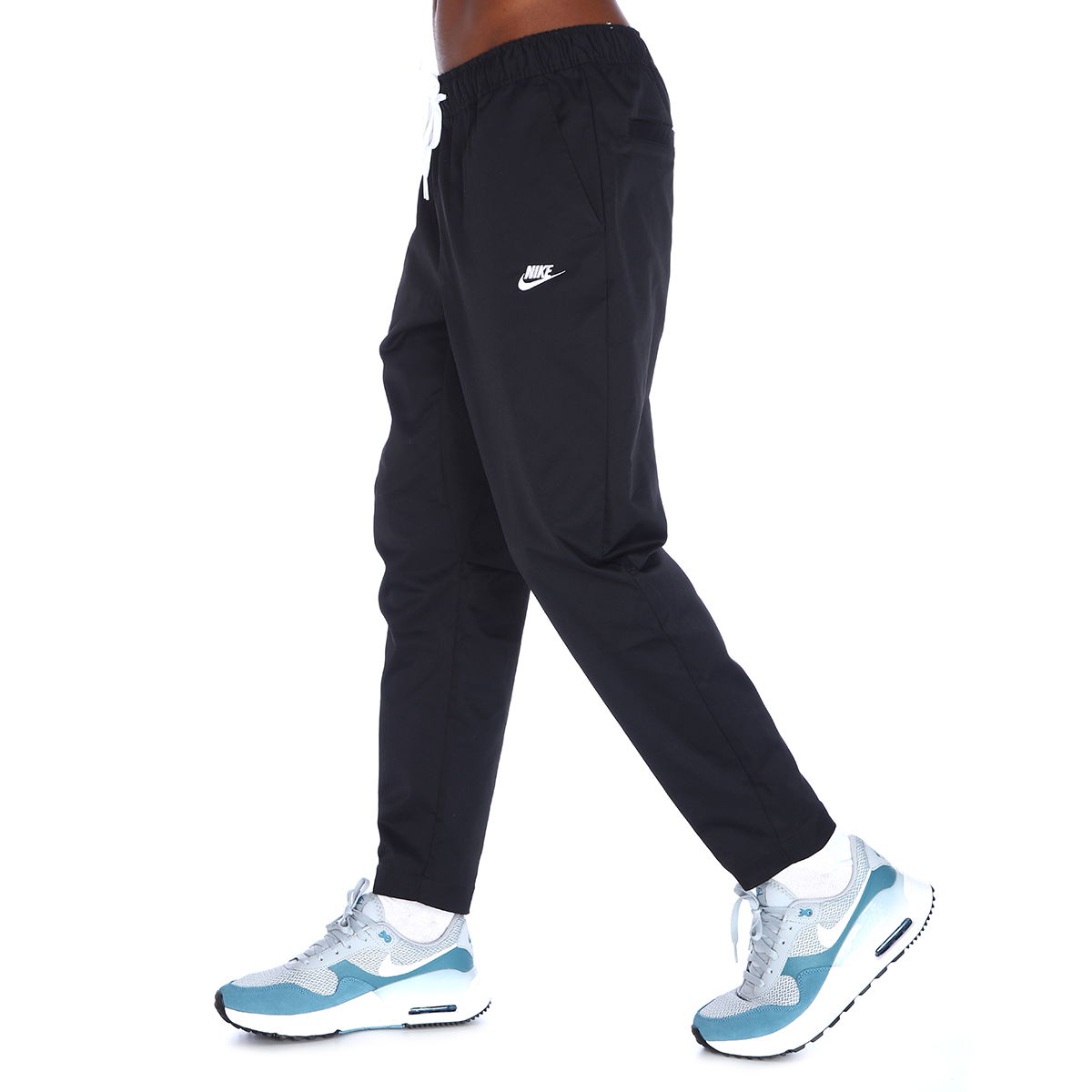 Club Woven Taper Erkek Siyah Günlük Stil Eşofman Altı DX0623-010