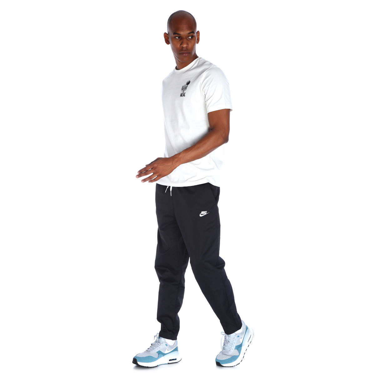 Club Woven Taper Erkek Siyah Günlük Stil Eşofman Altı DX0623-010