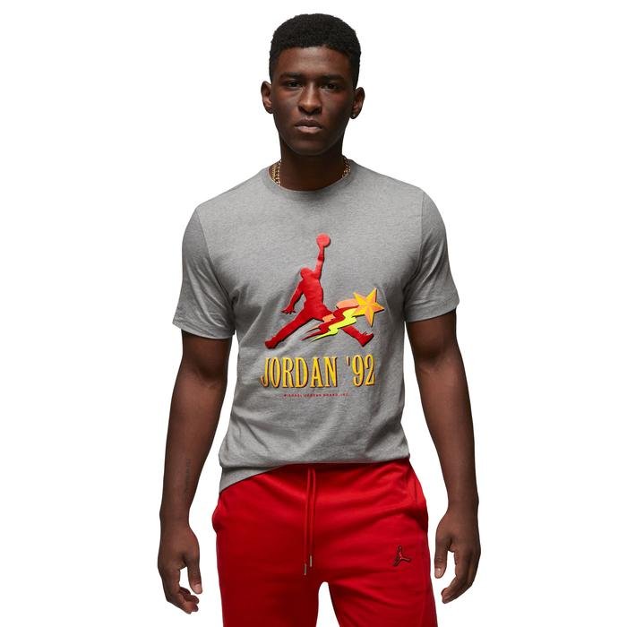 Jordan Graphic Ss Crew Erkek Gri Basketbol T-Shirt DV1431-091 1484936