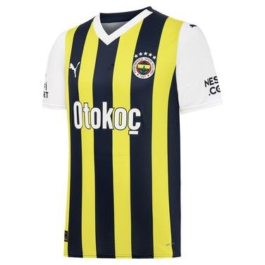 Мужские  Puma Fenerbahçe İç Saha Çubuklu Futbol Forma 77200001 для футбола