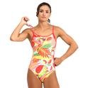 Tropic Swimsuit Lace Back Kadın Kırmızı Yüzücü Mayosu 005933540 1417233
