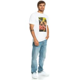 Qs Photoprint Ss Erkek Beyaz Günlük Stil T-Shirt EQYZT07279-WBB0