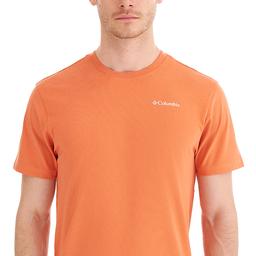 Basic Sm Logo Erkek Turuncu Outdoor T-Shirt CS0282-849