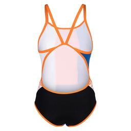 Icons Swimsuit Super Fly Back Panel Kadın Siyah Yüzücü Mayosu 005035513