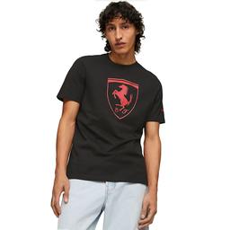 Ferrari Race Erkek Siyah Günlük Stil T-Shirt 62095101