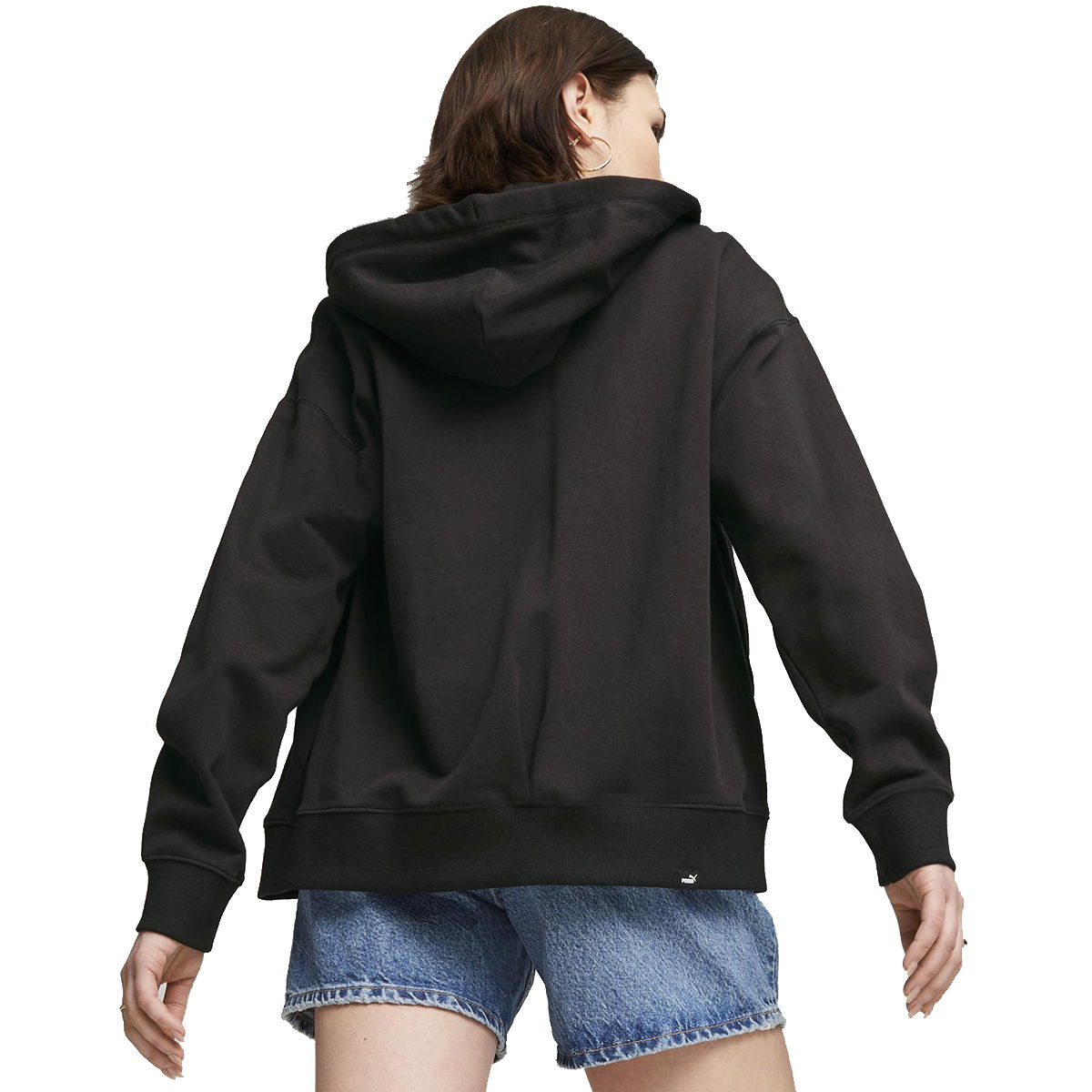 Her Full-Zip Hoodie Kadın Siyah Günlük Stil Sweatshirt 67600301