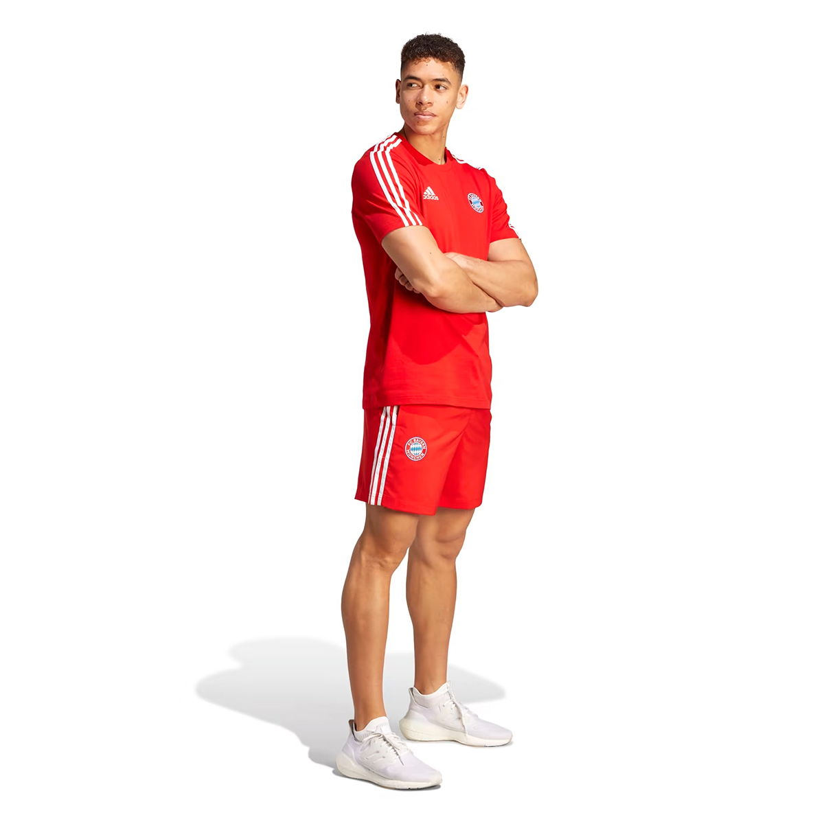 Bayern Munich Erkek Kırmızı Futbol T-Shirt HY3280