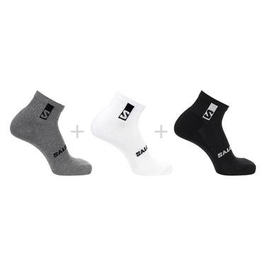 Unisex носки Salomon Everyday Ankle 3-Pack Çok Renkli Günlük Stil LC2086700 на каждый день