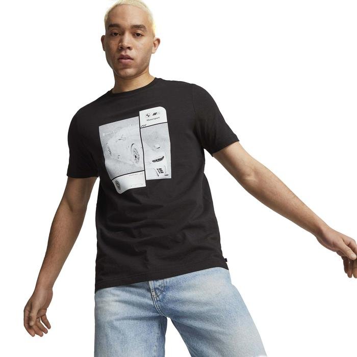 Bmw Mms Essential Erkek Siyah Günlük Stil T-Shirt 62131301 1434505