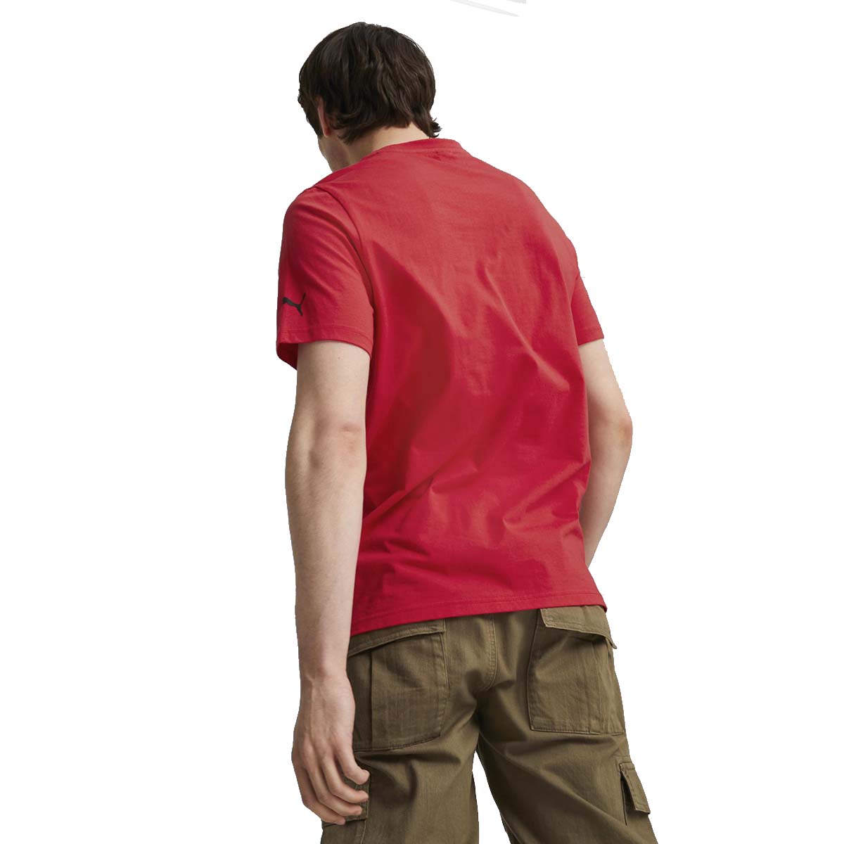 Ferrari Race Erkek Kırmızı Günlük Stil T-Shirt 62095102