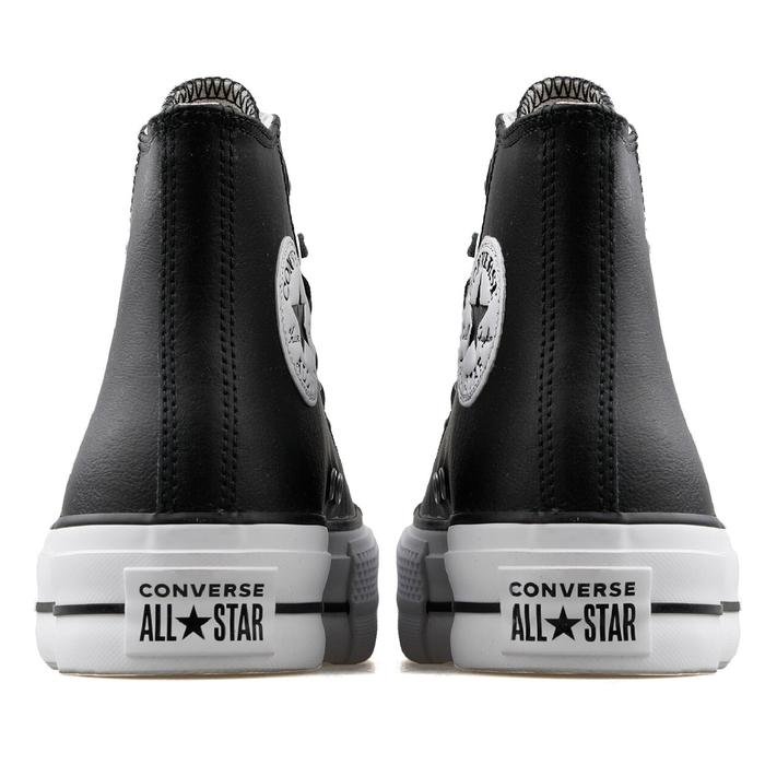 Chuck Taylor All Star Leather Platform Kadın Siyah Sneaker Ayakkabı 561675C 1410476
