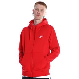 M Nsw Club Hoodie Erkek Kırmızı Günlük Stil Sweatshirt BV2645-657