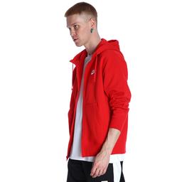 M Nsw Club Hoodie Erkek Kırmızı Günlük Stil Sweatshirt BV2645-657