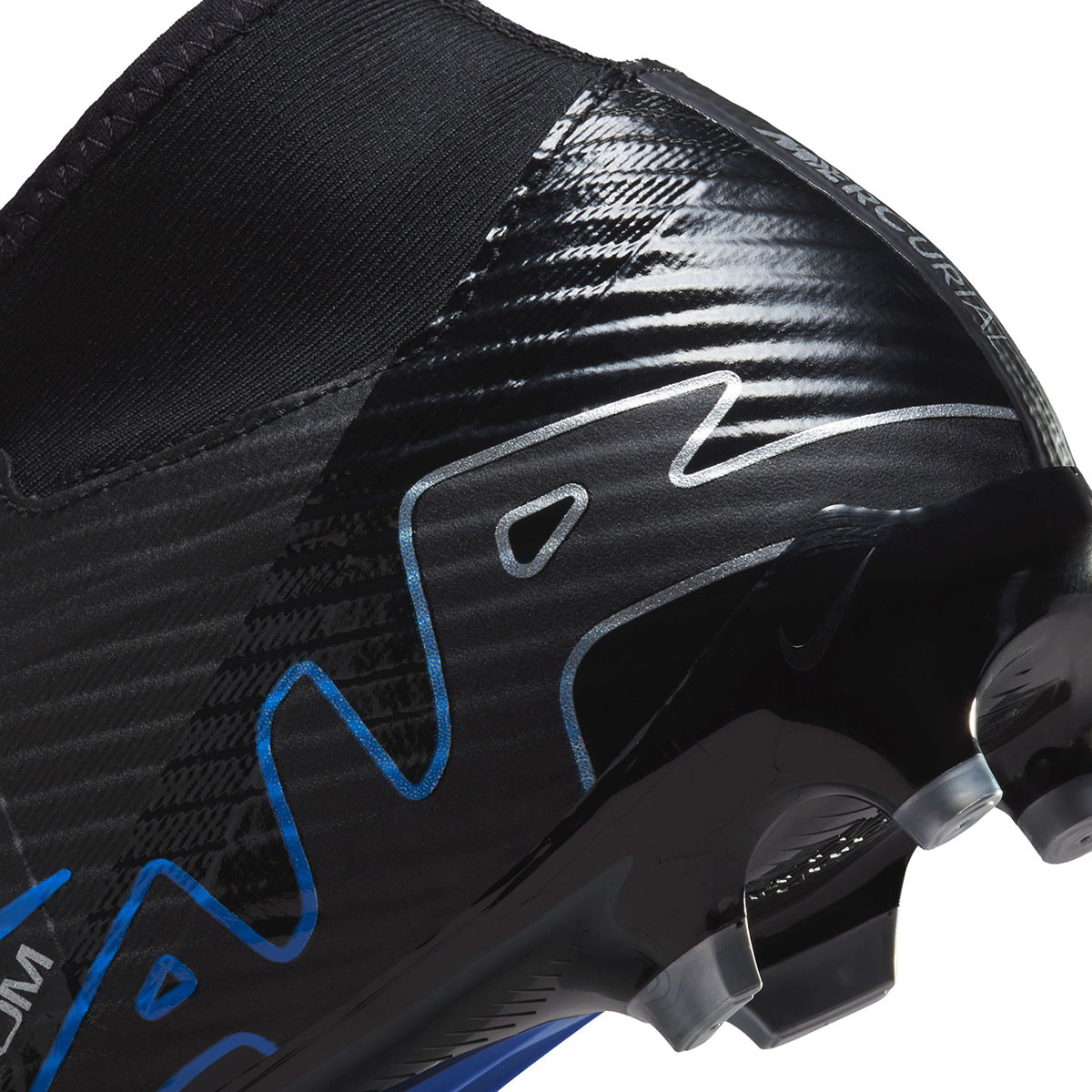 Mercurial Zoom Superfly 9 Academy Fg/Mg Erkek Siyah Futbol Krampon DJ5625-040