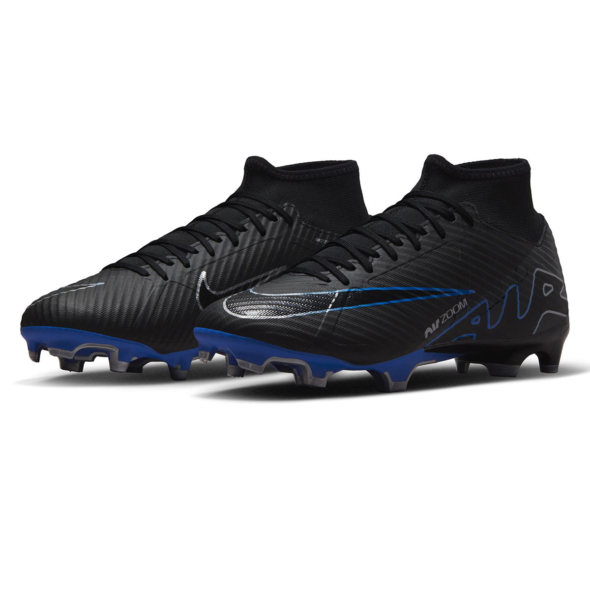 Mercurial Zoom Superfly 9 Academy Fg/Mg Erkek Siyah Futbol Krampon DJ5625-040