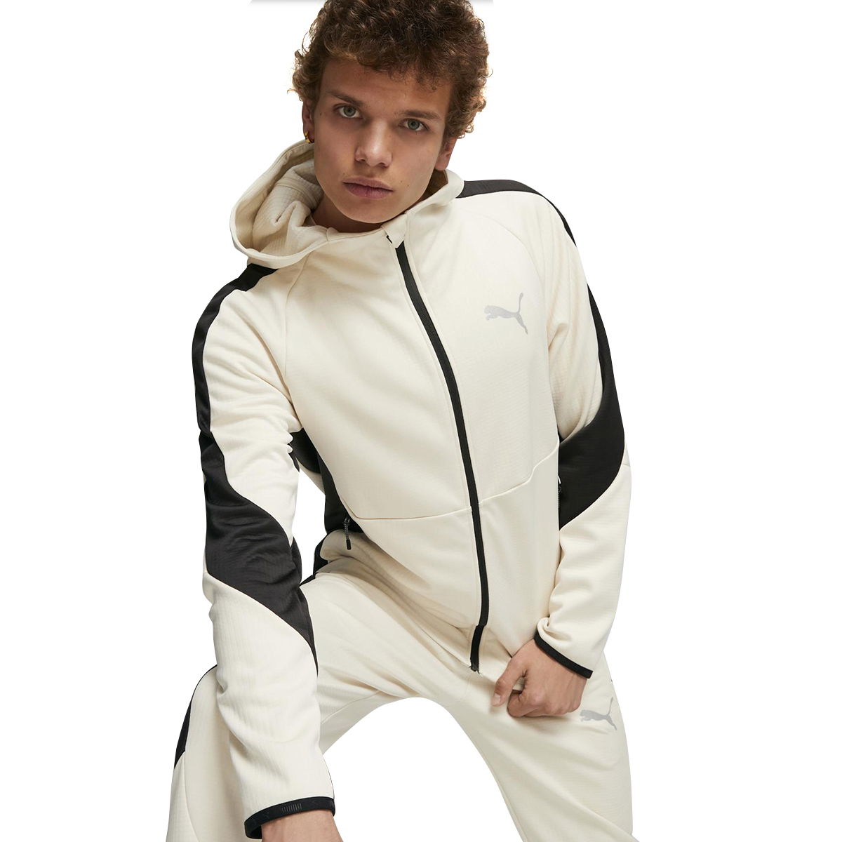 Evostripe Warm Erkek Bej Günlük Stil Sweatshirt 67593487