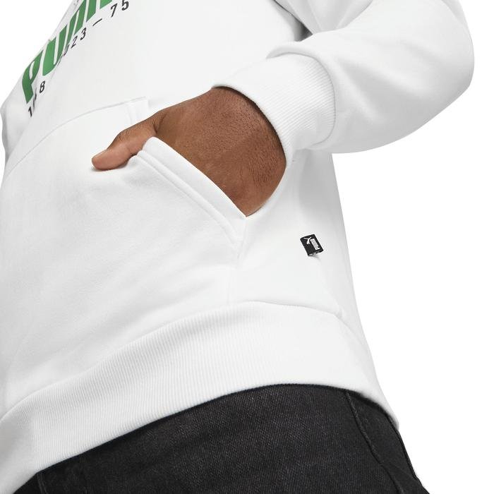 No. 1 Logo Celebration Erkek Beyaz Günlük Stil Sweatshirt 67602102 1501367