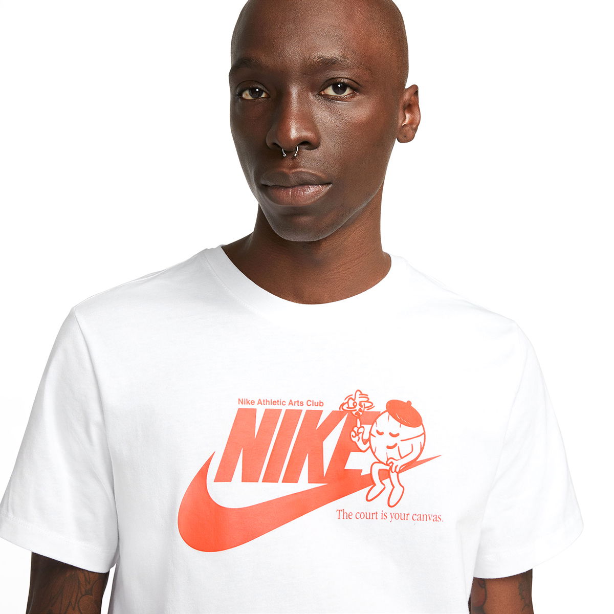 Sportswear Erkek Beyaz Günlük Stil T-Shirt FB9796-100