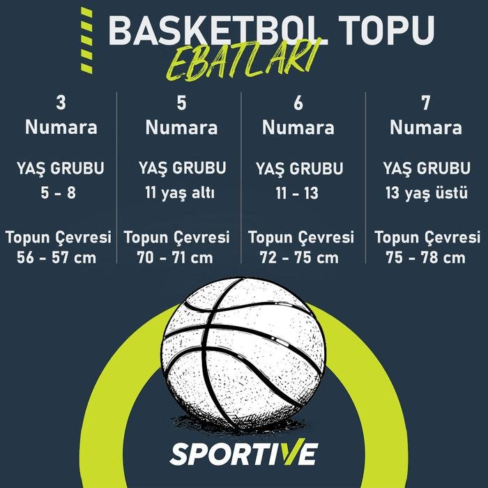 Everyday All Court 8P Unisex Mavi Basketbol Topu N.100.4369.470.07 1303448