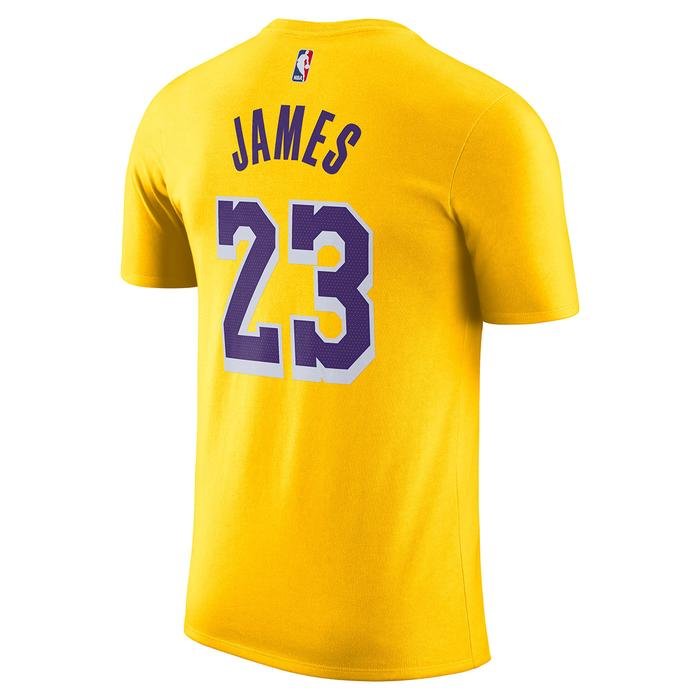 Los Angeles Lakers NBA Erkek Sarı Basketbol T-Shirt DR6380-734 1504320