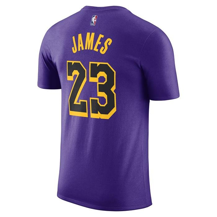 Los Angeles Lakers NBA Erkek Mor Basketbol T-Shirt DV5778-511 1504507