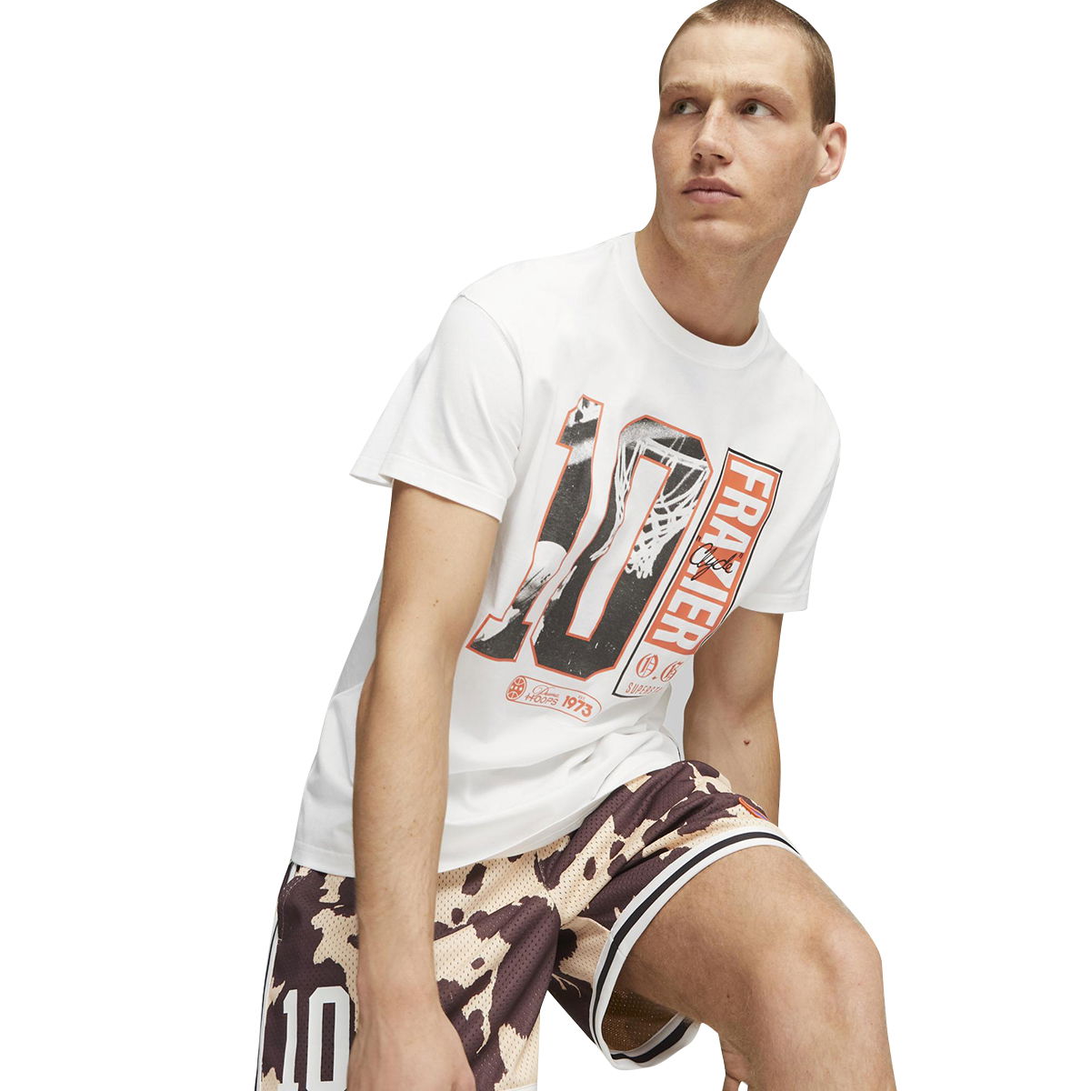 Clydes Closet Erkek Çok Renkli Basketbol T-Shirt 62203601
