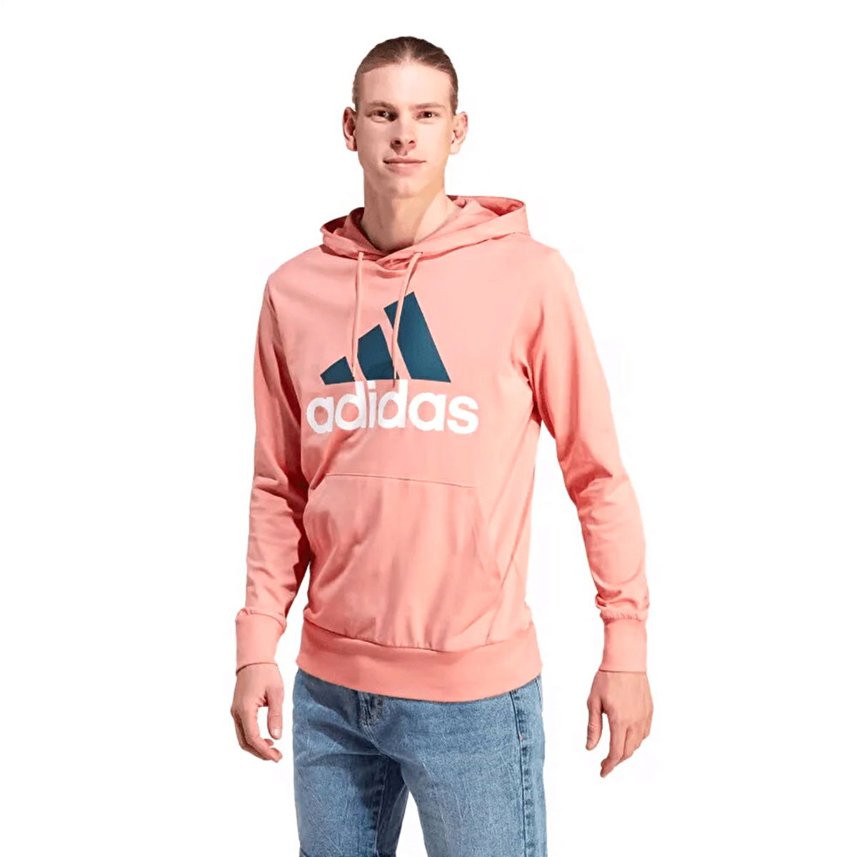 M Bl Sj Hd Erkek Pembe Günlük Stil Sweatshirt IJ8568