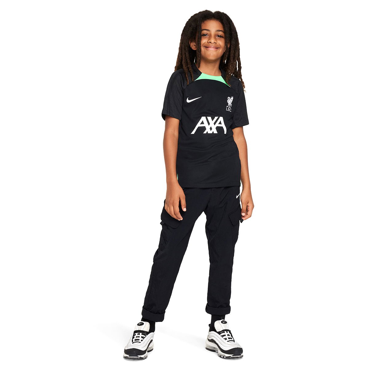 Liverpool Fc Çocuk Siyah Futbol Forma DX3079-014