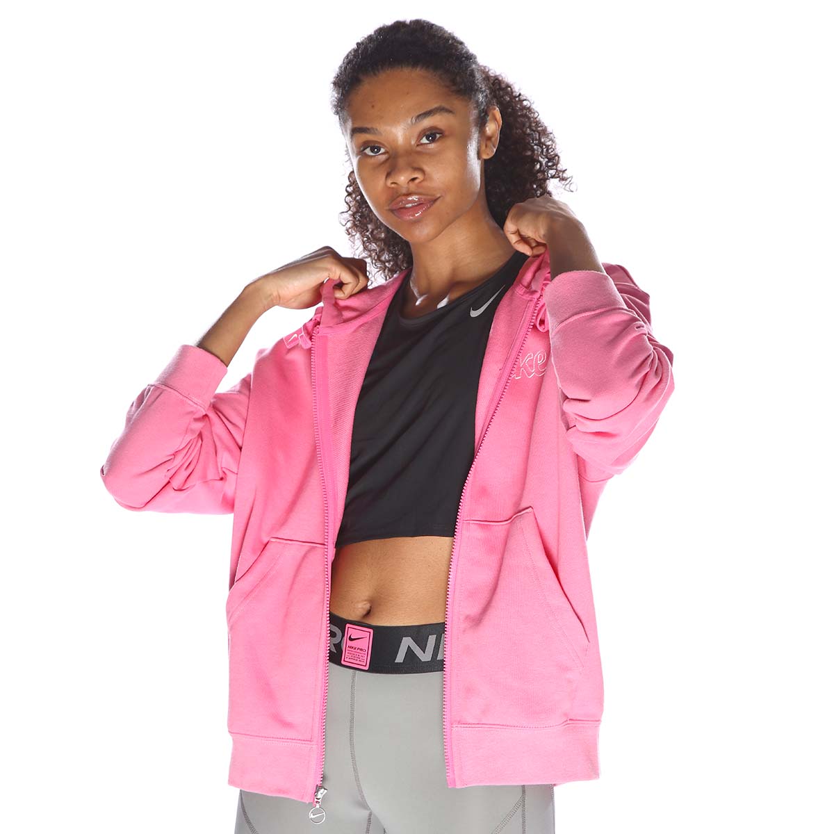 Dri-Fit Kadın Pembe Antrenman Sweatshirt DQ5536-684